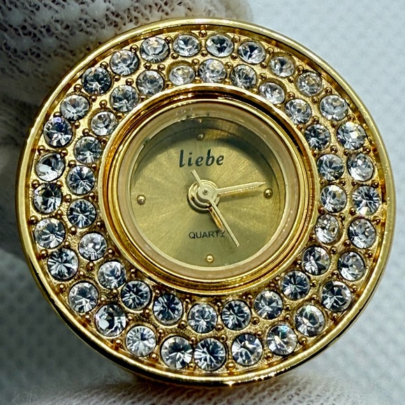 Liebe Quartz Ring Watch US Size 6-8 Flexible New Battery Japan Movement - Picture 7 of 11